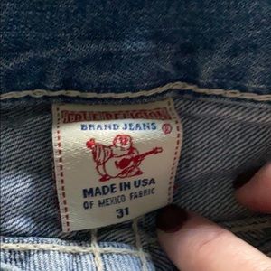 Men’s size 31 True Religion boot cut jeans